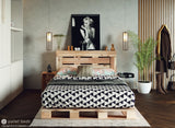 Pallet Platform Bed for Full Size Mattress