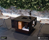 Pallet Wood Coffee Table - Wooden Crate Table - Espresso