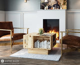 Pallet Wood Coffee Table - Wooden Crate Table by Pallet Beds
