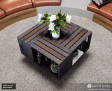 Pallet Wood Coffee Table - Wooden Crate Table - Weathered
