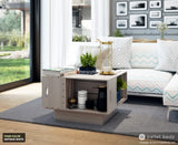 Pallet Wood Coffee Table - Wooden Crate Table - White