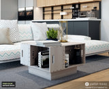 Pallet Wood Coffee Table - Wooden Crate Table - White