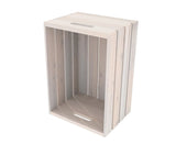 Pallet Crate Side Table - Nightstand for your Pallet Bed - Antique White