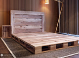 Queen Sized Pallet Platform Bed