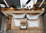 Pallet Bed Platform Bed - Queen Size