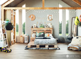 The Twin Pallet Bed
