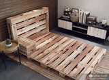 The Twin Pallet Bed