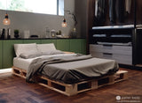 Twin Size Pallet Bed - Platform Bed by Pallet Bedz Co.