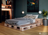 Platform Bed for Twin Size Mattress - Pallet Beds