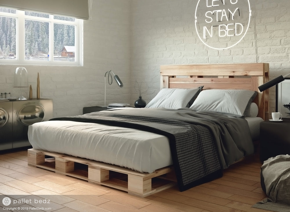 Pallet Platform Bed for Full Size Mattress