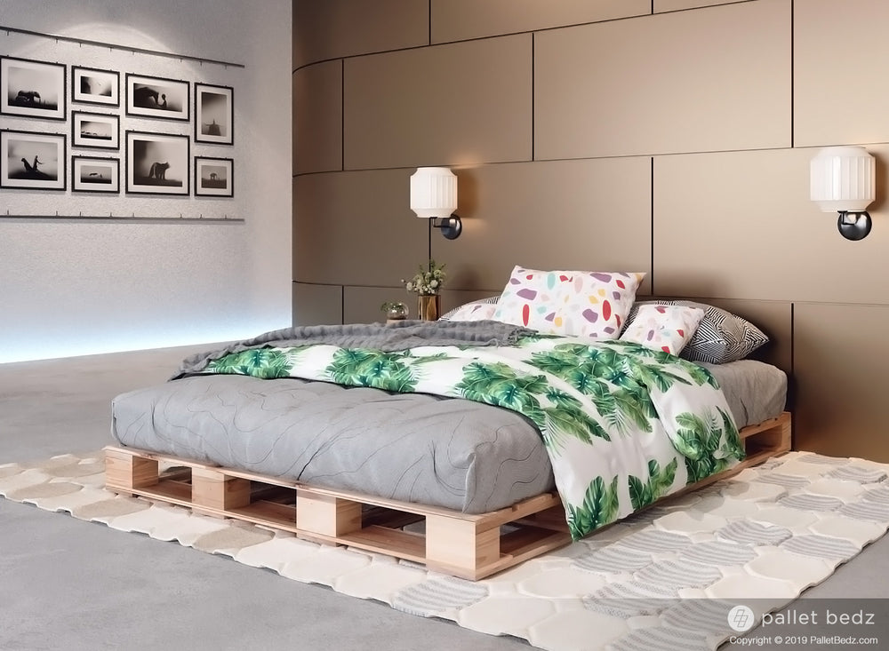 Platform Bed for Full Size Mattress - Pallet Beds