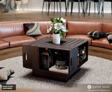 Pallet Wood Coffee Table - Wooden Crate Table - Weathered
