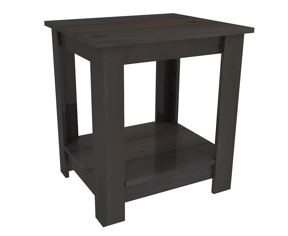 Pallet Wood Night Stand - Nightstand by Pallet Beds - Weathered
