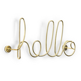 Wired "hello" Sign