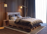 Pallet Bed Platform Bed - by PalletBedz - Queen Size