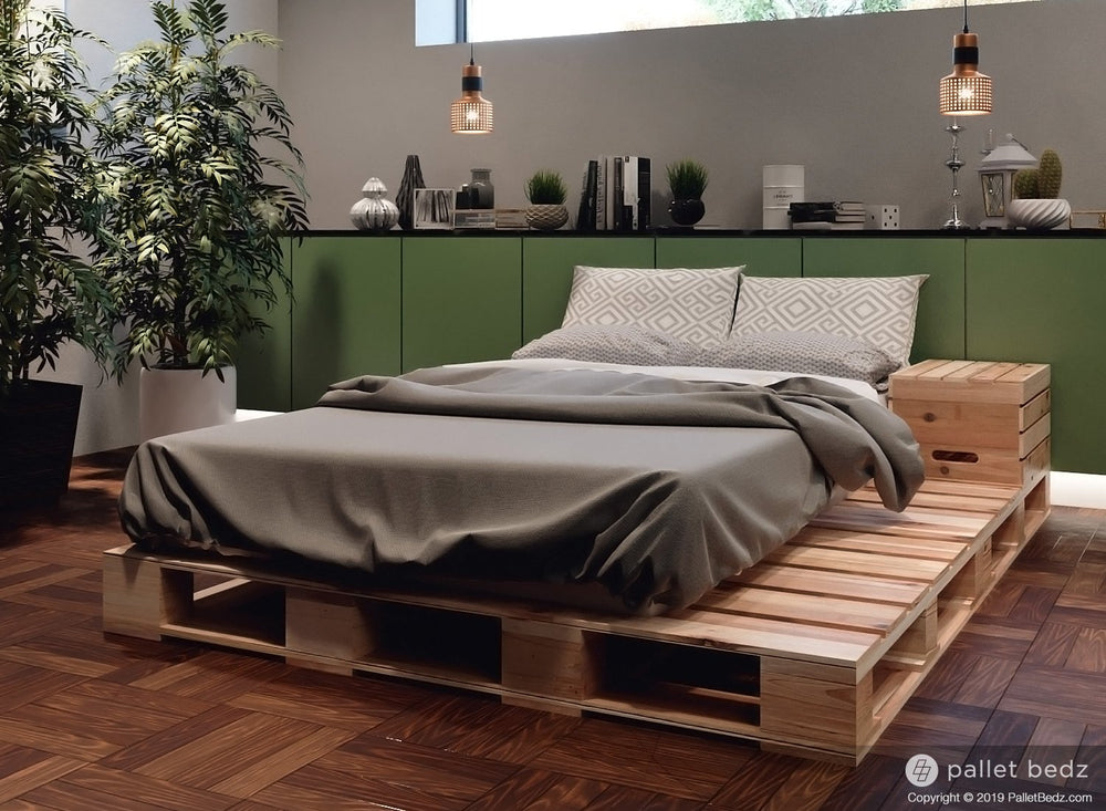 Twin Size Pallet Bed - Platform Bed by Pallet Bedz Co.