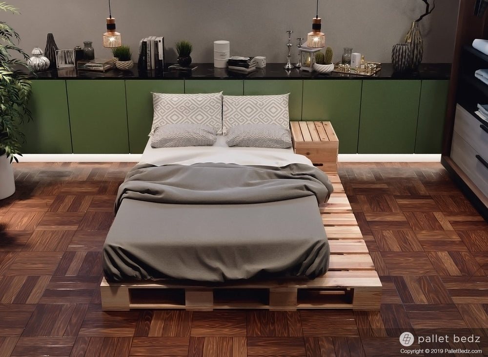 Twin Size Pallet Bed - Platform Bed by Pallet Bedz Co.