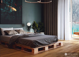 Platform Bed for Twin Size Mattress - Pallet Beds
