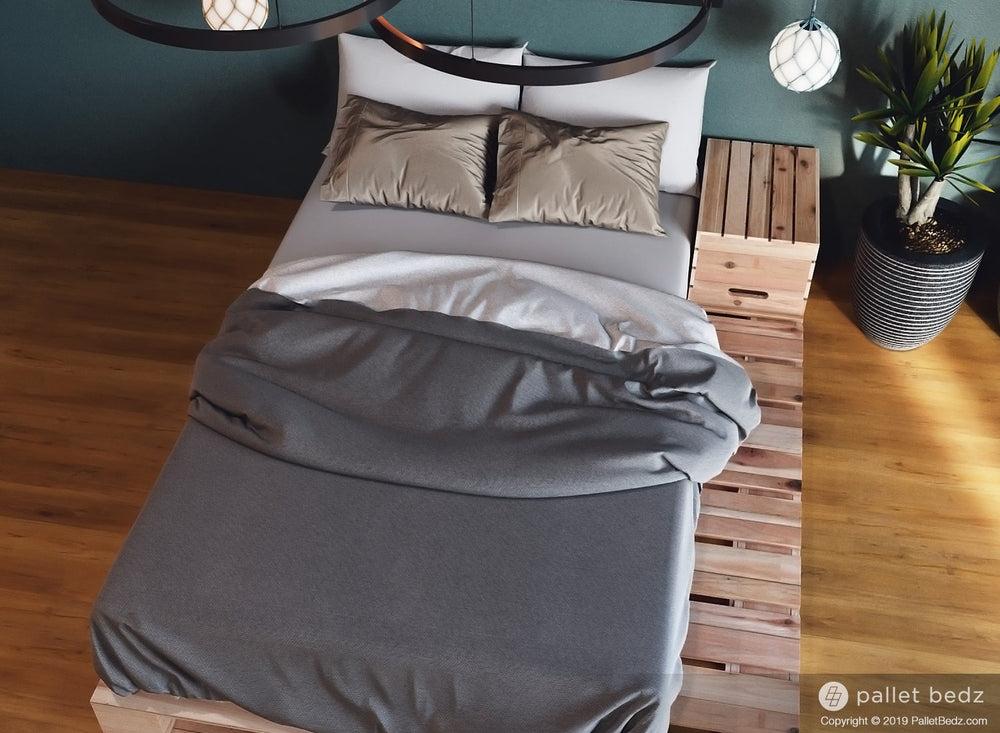 Platform Bed for Twin Size Mattress - Pallet Beds